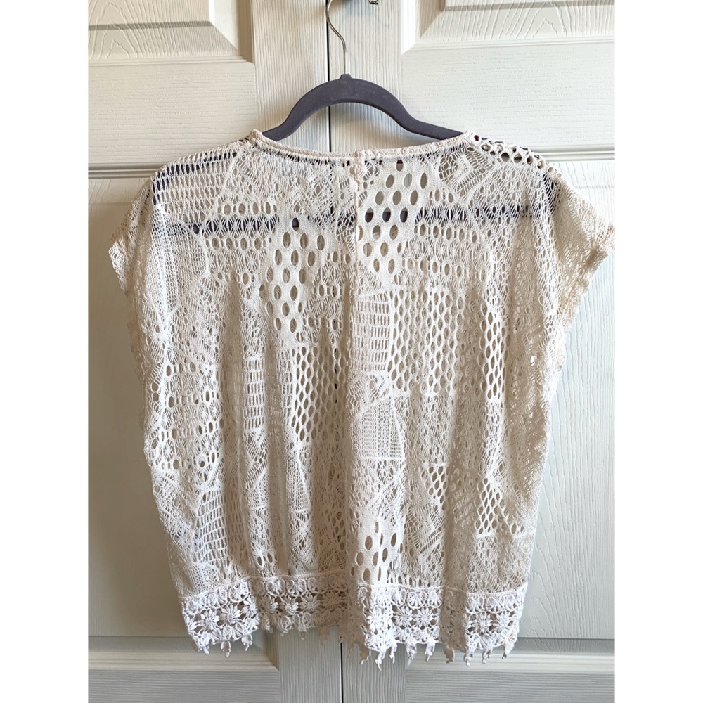 White Crochet Top - Picture 5 of 5